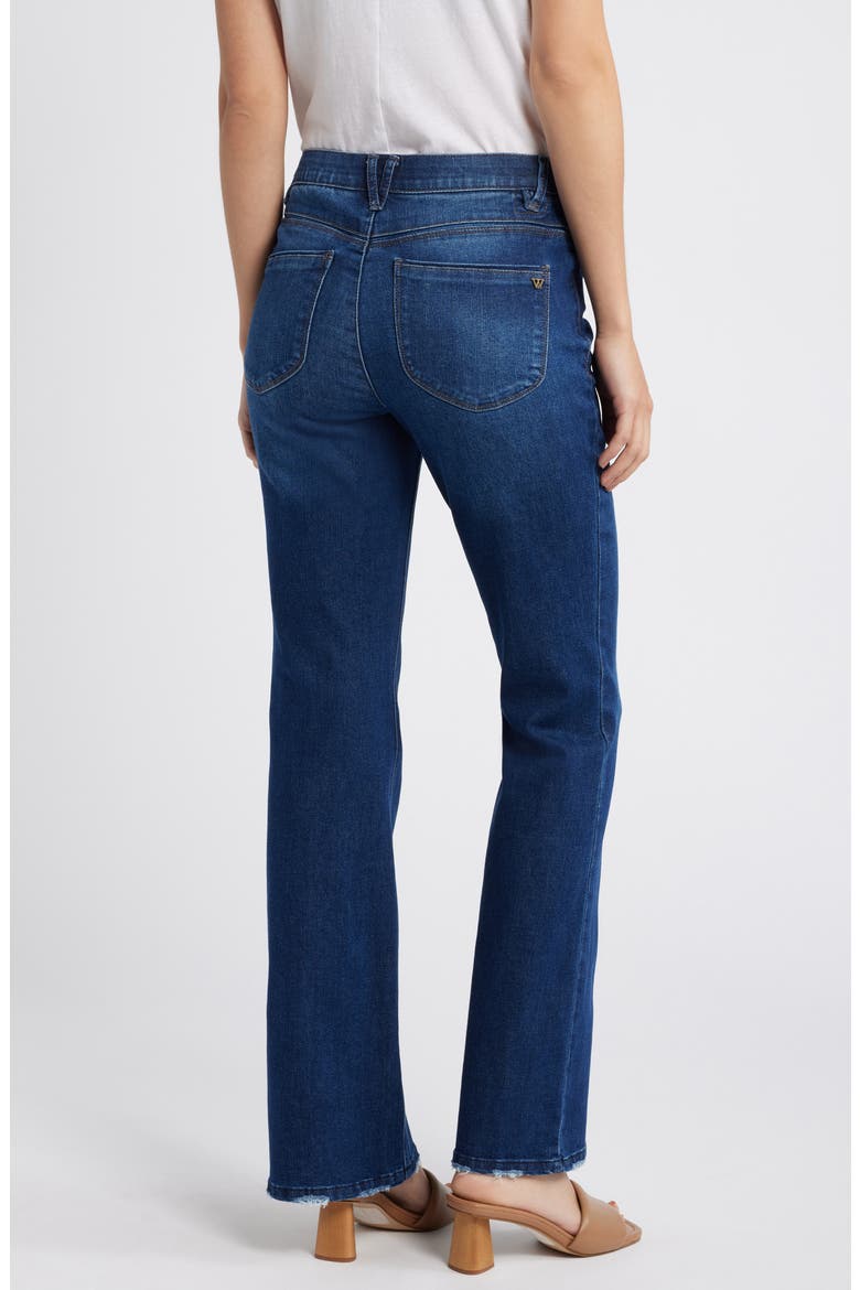 Madison 'Ab'Solution High Waist Bootcut Jeans, Alternate, color, BLUE