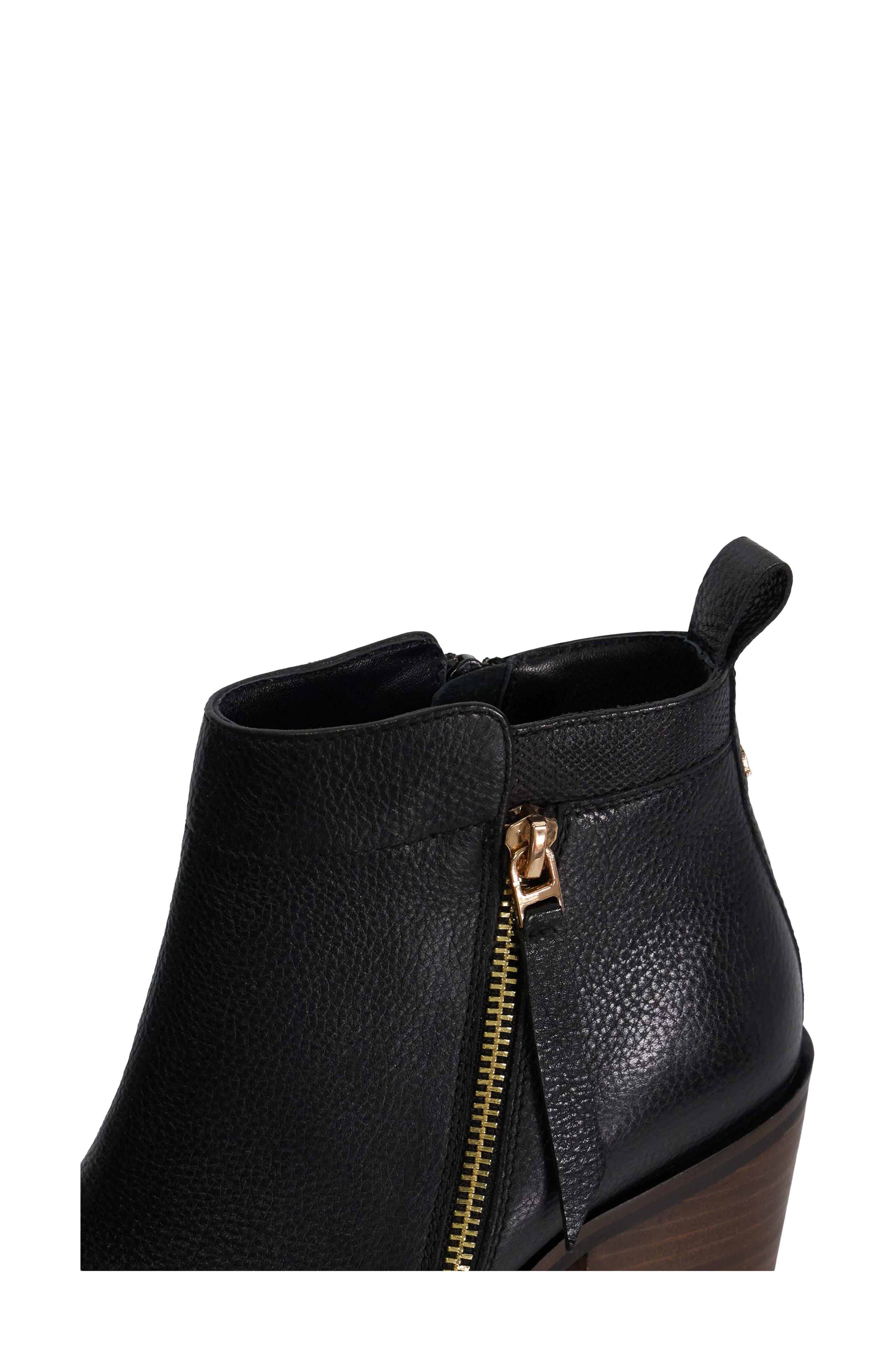 Dune London Paicing Block Heel Bootie, Alternate, color, Black