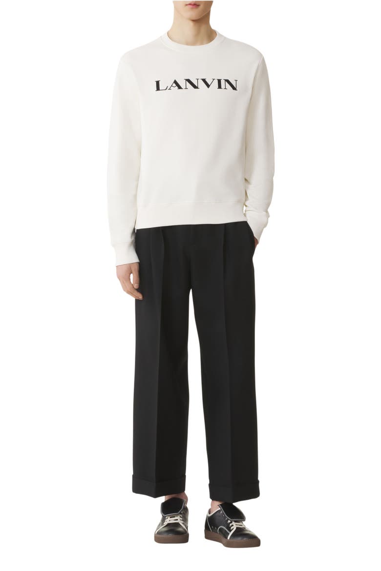 Embroidered Cotton Sweatshirt, Main, color, Cloth
