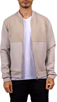 Maceoo Ascension 047 Mixed Media Bomber Jacket