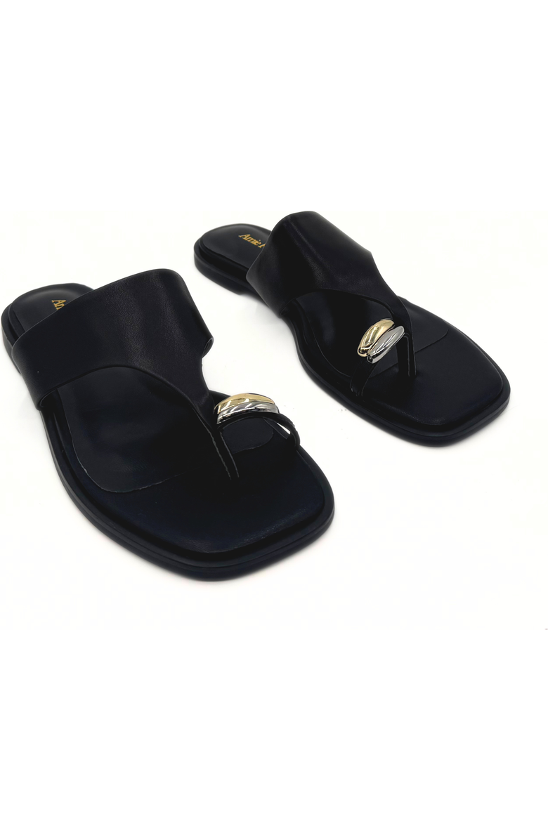 Amie Rafa Cece Thong Sandals, Alternate, color, Black