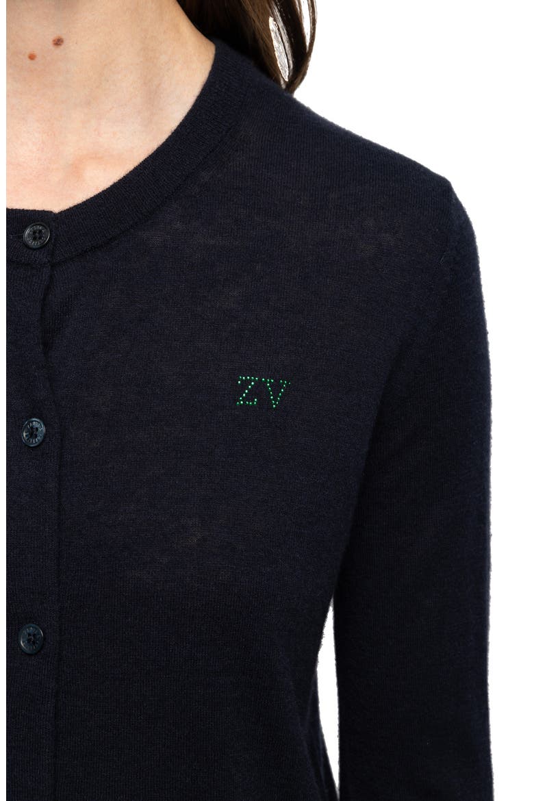 Missya Cashmere Cardigan, Alternate, color, ENCRE