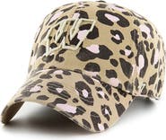 '47 Women's '47 Khaki Wisconsin Badgers Bagheera Clean Up Adjustable Hat