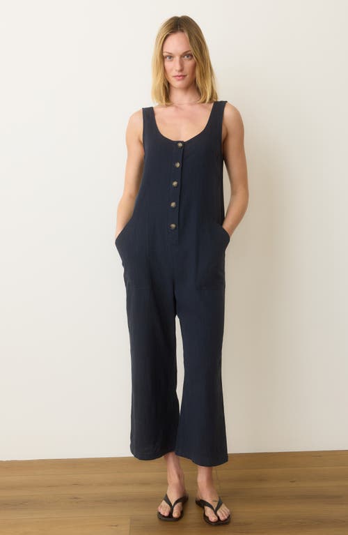 Marine Layer Sydney Hemp Blend Jumspuit In India Ink