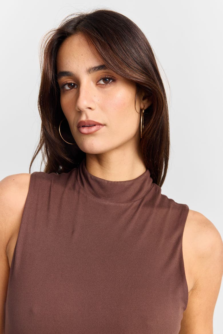 Adeline Bodysuit, Alternate, color, Brown