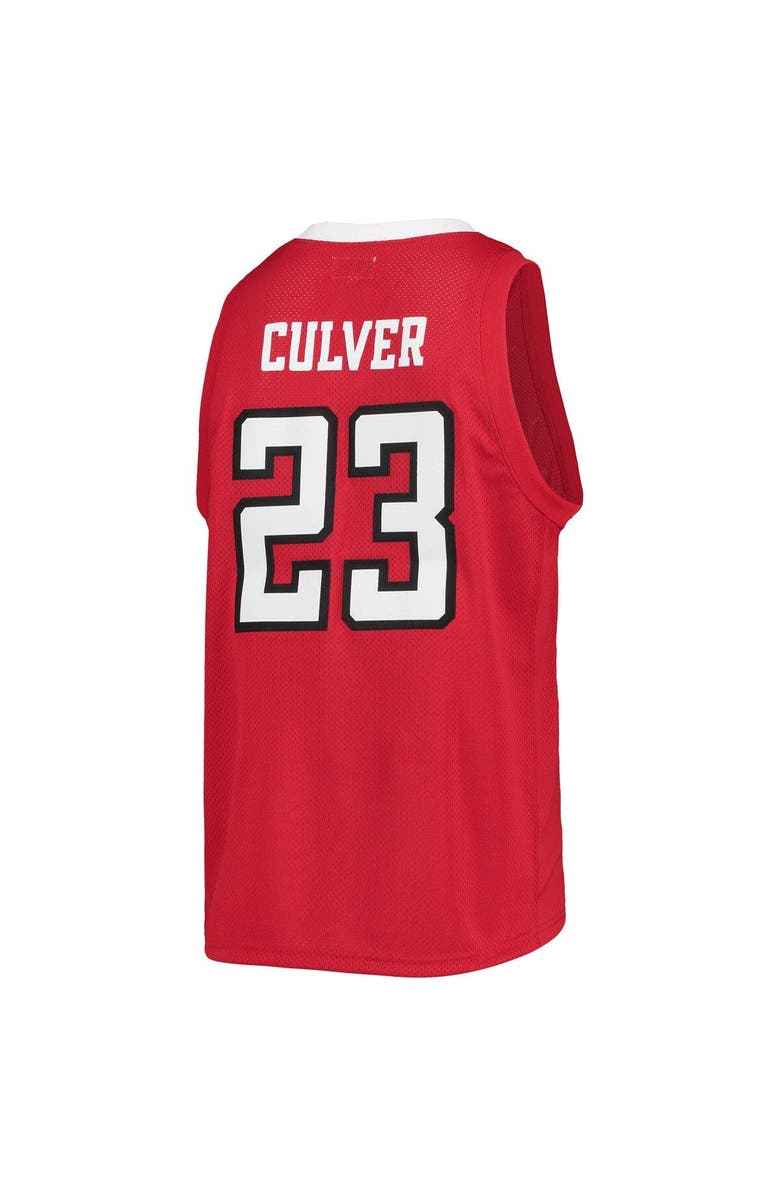Retro Brand Men's Original Retro Brand Jarrett Culver Red Texas Tech Red Raiders Alumni Commemorative Replica Basketball Jersey, Alternate, color, 