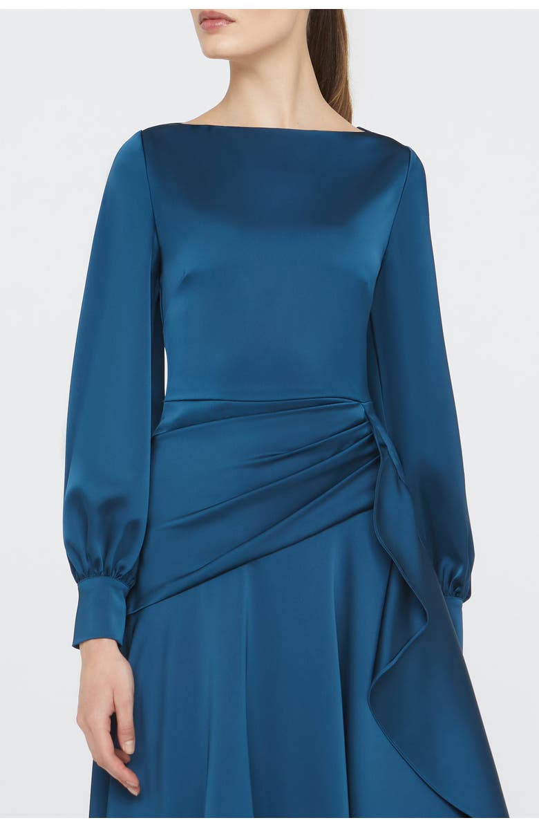 Theia Florence Handkerchief Dress, Alternate, color, Poseidon