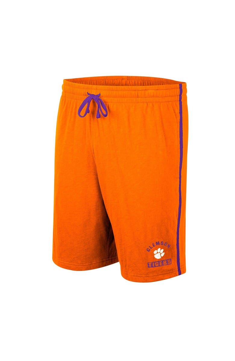 COLOSSEUM Men's Colosseum Orange Clemson Tigers Thunder Slub Shorts, Alternate, color, 