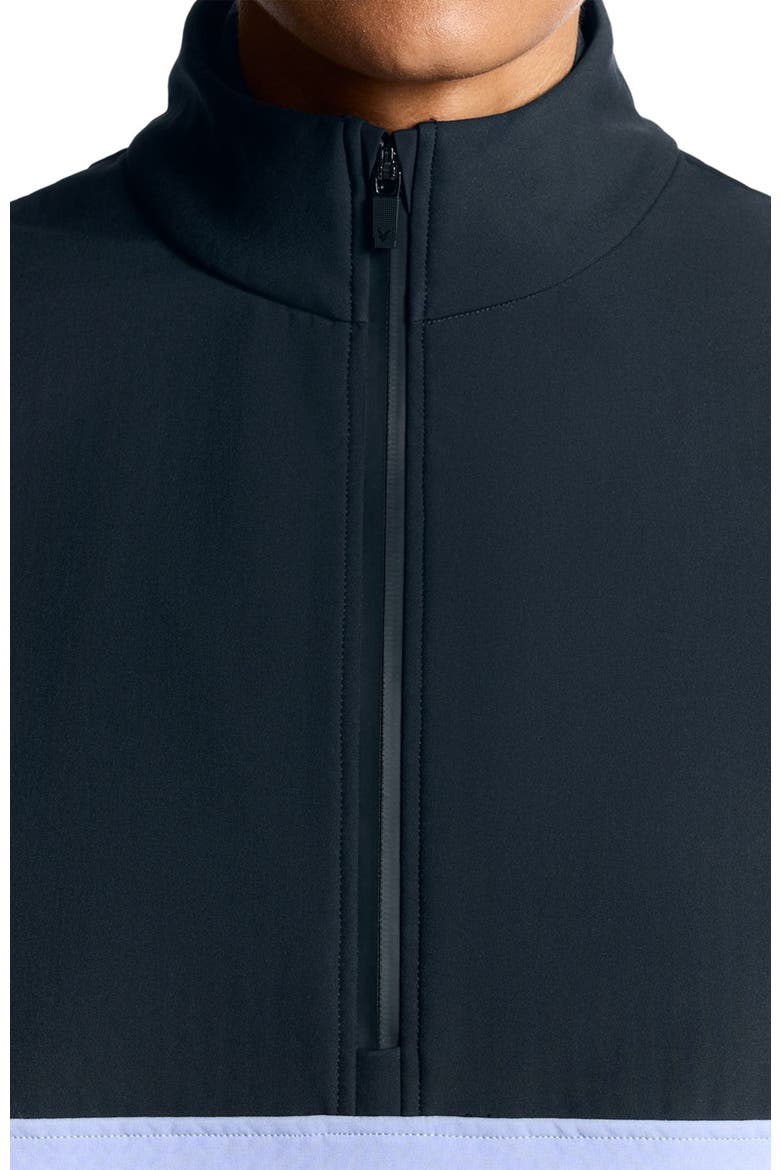 Golf Half Zip Windjammer Jacket, Alternate, color, Moonlight/ Dark Navy