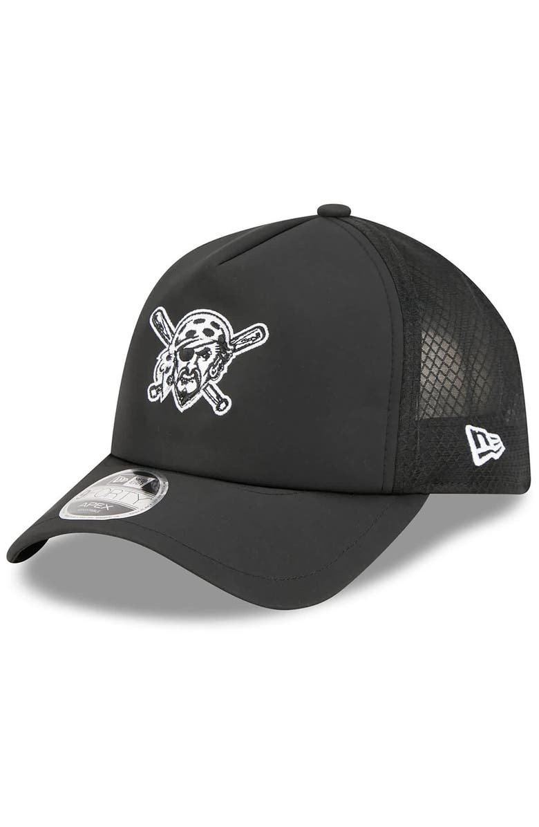 New Era Men's New Era Black Pittsburgh Pirates 2026 Batting Practice Alternate Apex 9FORTY Adjustable Hat, Main, color, Black