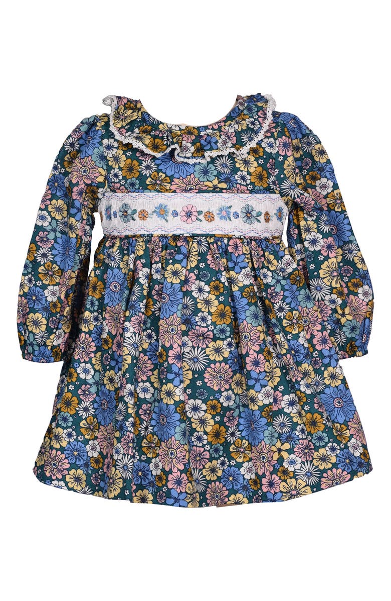 Iris & Ivy Floral Long Sleeve Cotton Dress | Nordstromrack