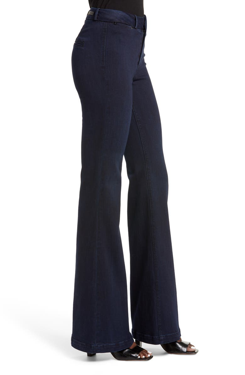 PAIGE Genevieve High Waist Flare Jeans, Alternate, color, Premier