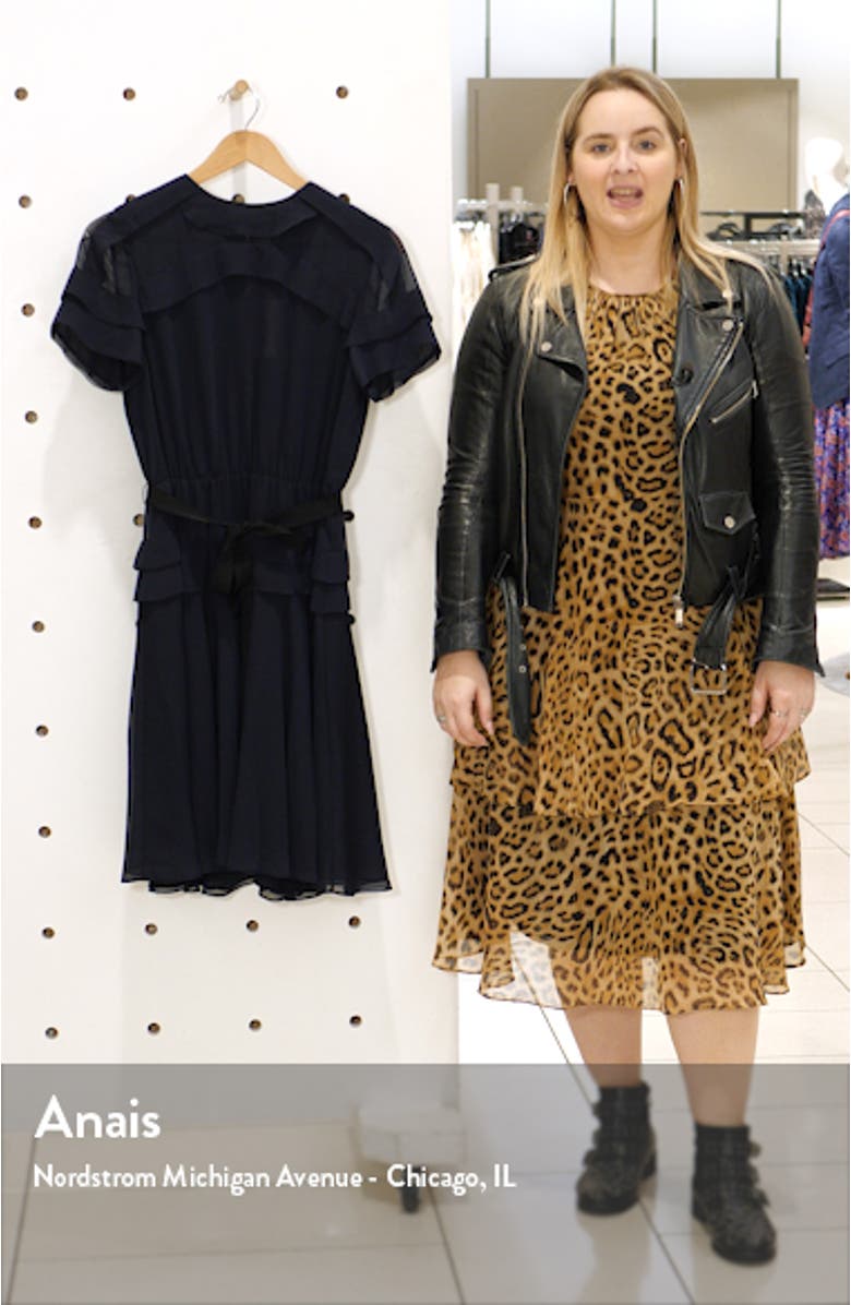 Jason Wu Ruffle Crinkled Chiffon Dress, sales video thumbnail