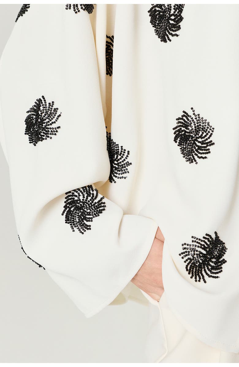 Nocturne Beaded Open-Front Kimono, Alternate, color, Multi-Colored