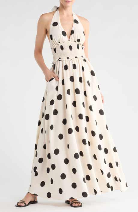 Love By Design Nina Patterned Halter Maxi Dress