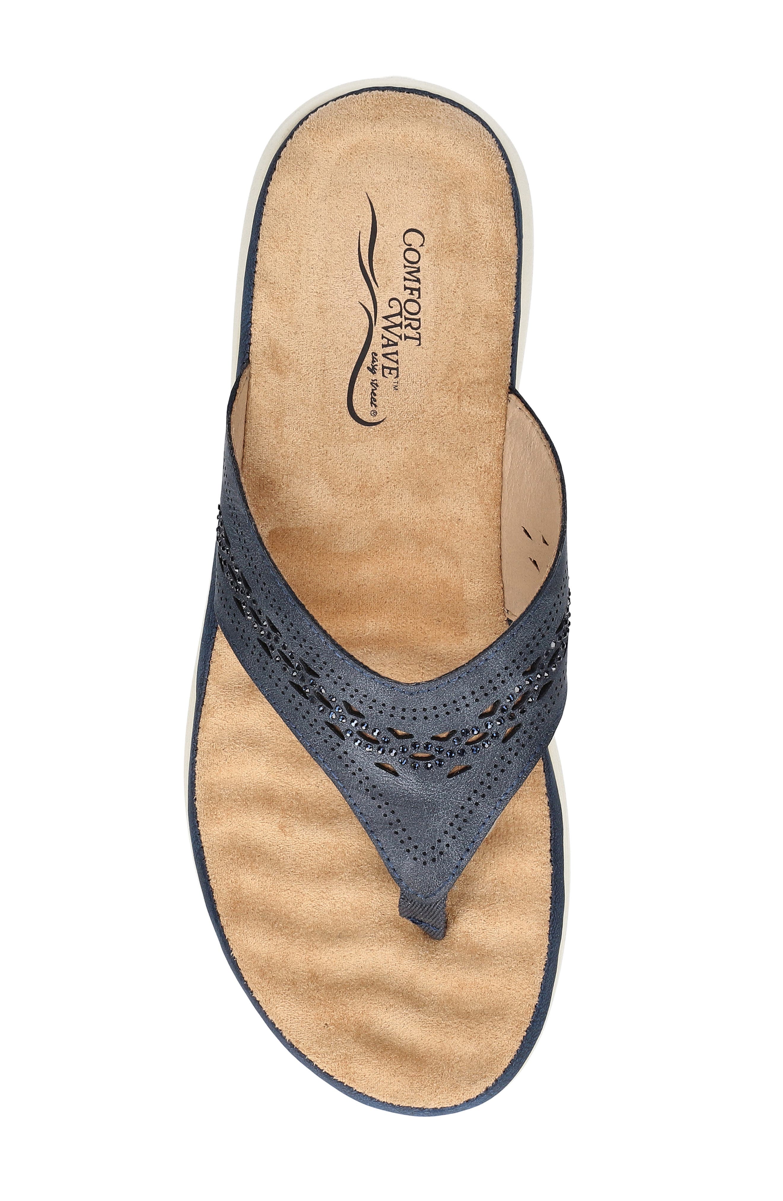 Sonny Platform Sandal, Alternate, color, NAVY