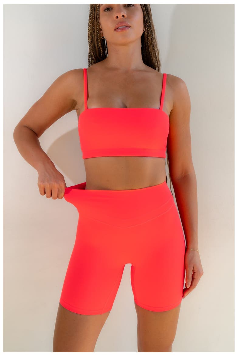 Pulse Volley Short, Alternate, color, Neon Coral
