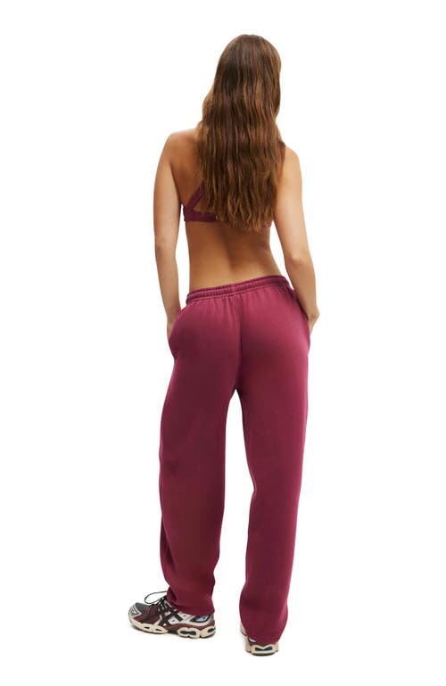 Cotton On Body Active Plush Essential Barrel Sweatpant In Red