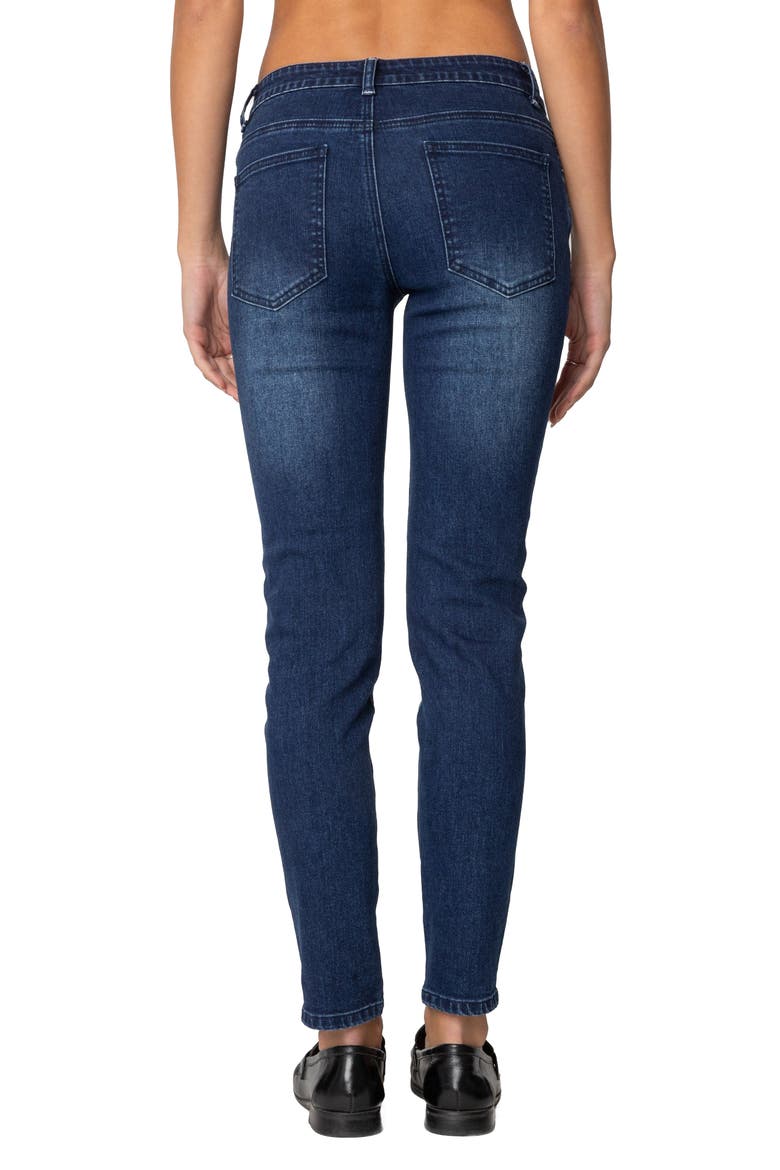 Rosalia Low Rise Skinny Jeans, Alternate, color, DARK-BLUE-WASHED