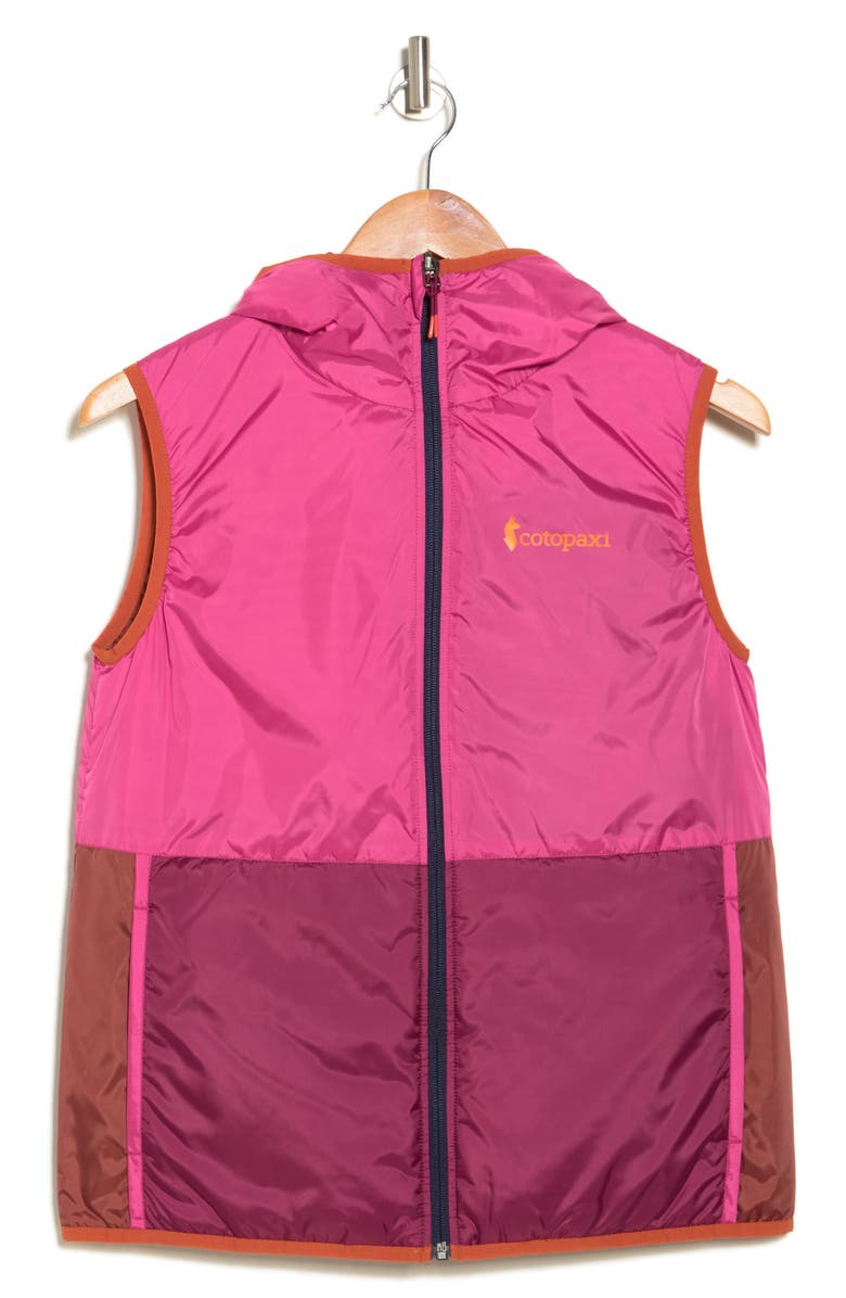 Cotopaxi Teca Calido Reversible Water Repellent Hooded Vest, Alternate, color,