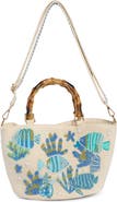 Collection XIIX Beaded Canvas Tote Bag