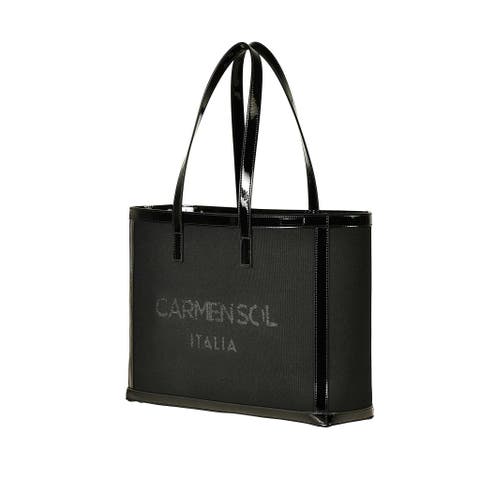 Capri Black Tote Bag