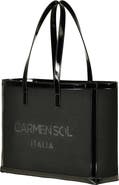 CARMEN SOL Capri Black Tote Bag