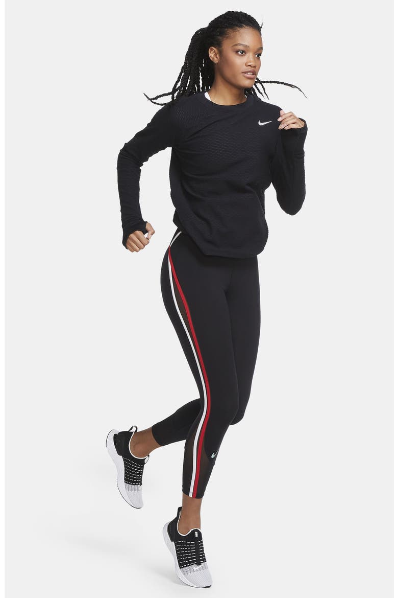 Therma Sphere Running Top, Alternate, color, BLACK