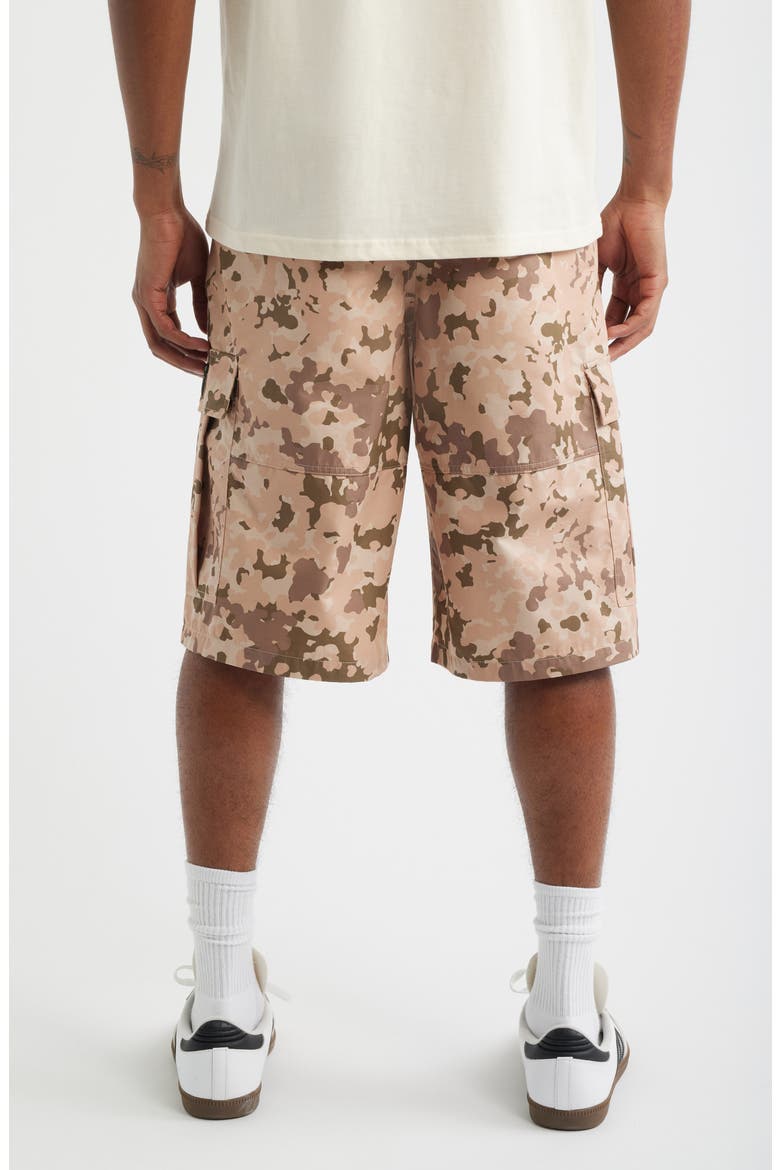 Drill Camo Print Cotton Blend Cargo Shorts, Alternate, color, DOESKIN