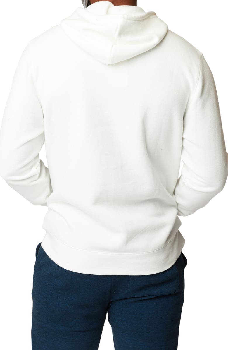 Threads 4 Thought Fleece Pullover Hoodie, Alternate, color, White