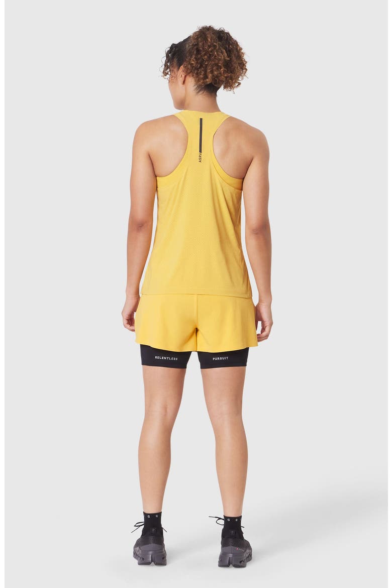 Aerotex Perforated Racerback Run Tank, Alternate, color, Amber