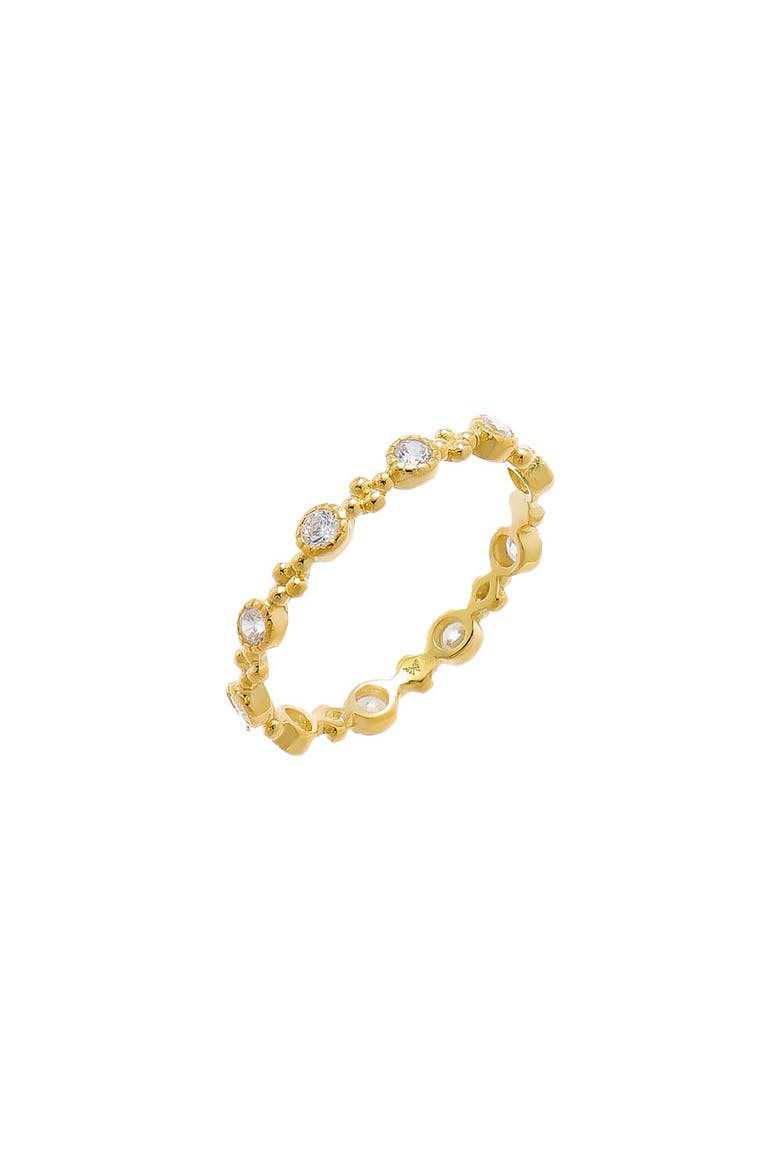 Colored X Beaded Eternity Ring, Main, color, Gold