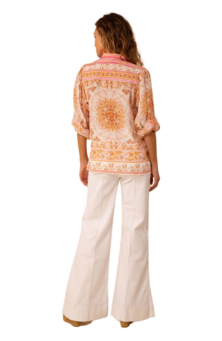 Hale Bob Ryleigh Silk Top, Alternate, color, 