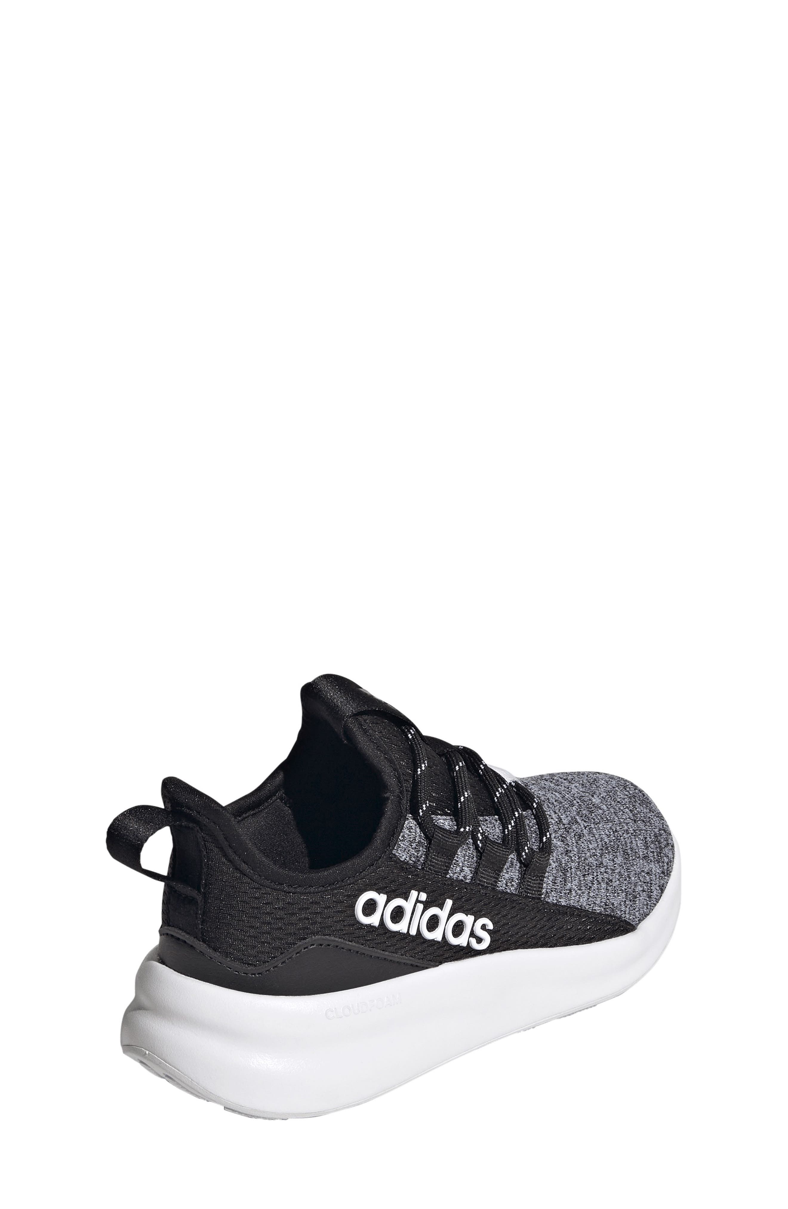 adidas Kids' Lite Racer Adapt 8.0 Sneaker, Alternate, color, Core Black/ Footwear White