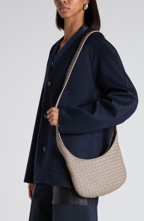 Bottega Veneta Small Fluffy Intrecciato Leather Crossbody Bag