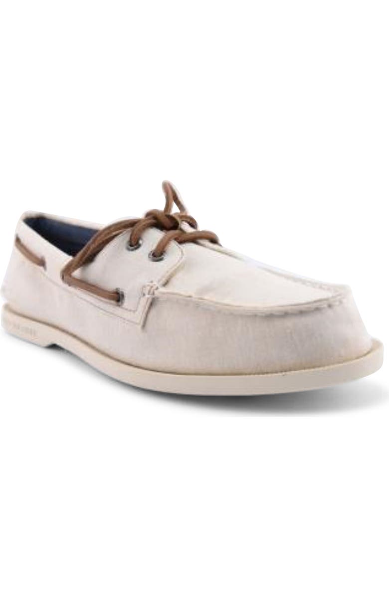 Sperry Authentic Original Lite Boat Shoe, Main, color, Cream