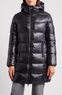 Save The Duck Ines Water Repellent Longline Hooded Puffer Jacket