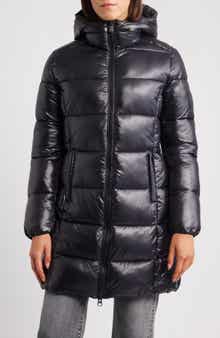 Save The Duck Ines Water Repellent Longline Hooded Puffer Jacket