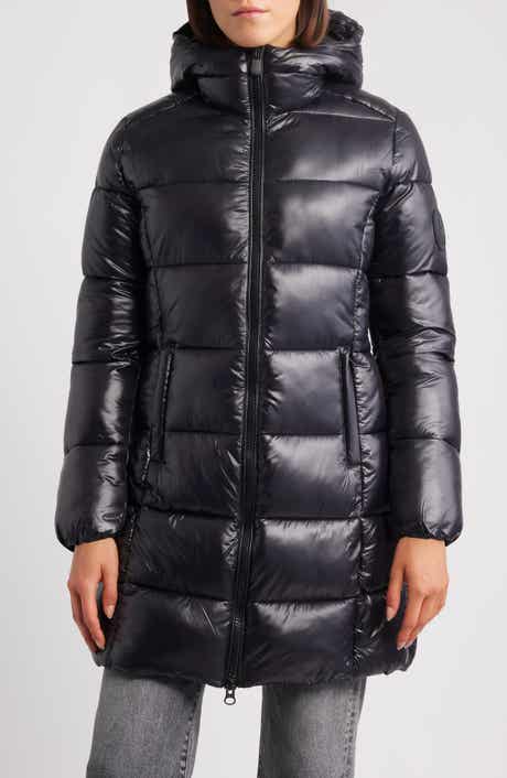 Save The Duck Ines Water Repellent Longline Hooded Puffer Jacket