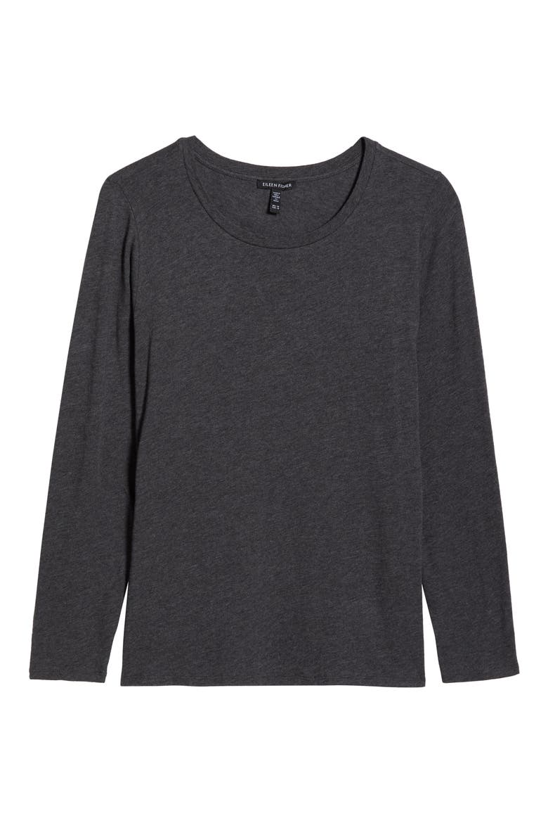 Crewneck Top, Alternate, color, CHARCOAL