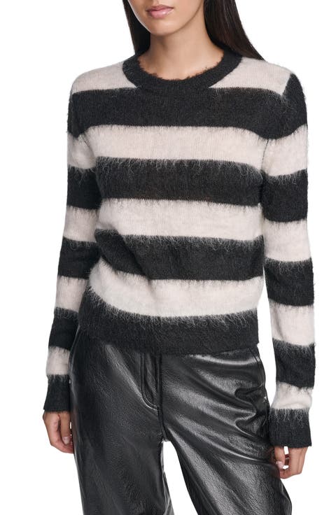 Bar Stripe Crewneck Sweater