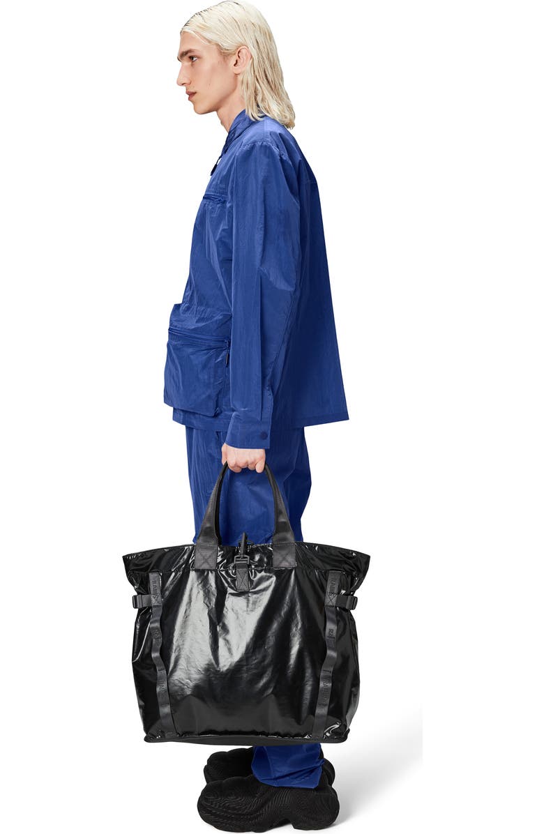 Rains Sibu Waterproof Shopper Bag, Alternate, color,