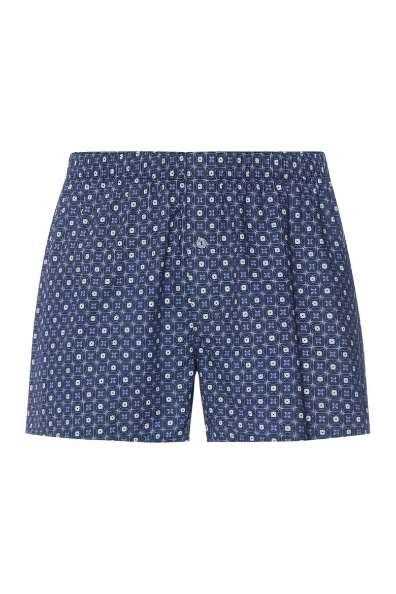 Fancy Woven Cotton Boxer, Main, color, Squared Harmony