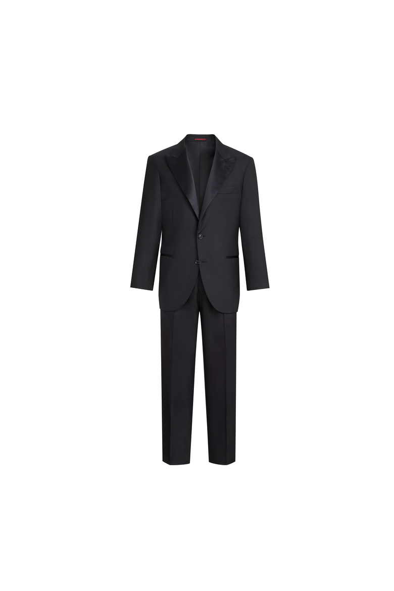 Tuxedo with peak lapel, Alternate, color, Black
