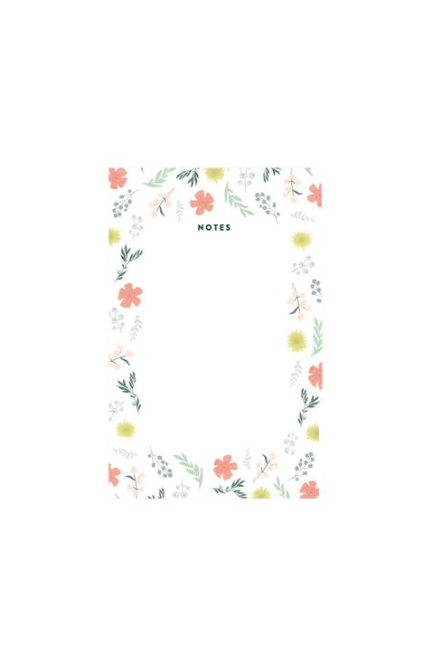 Floral Notes Notepad
