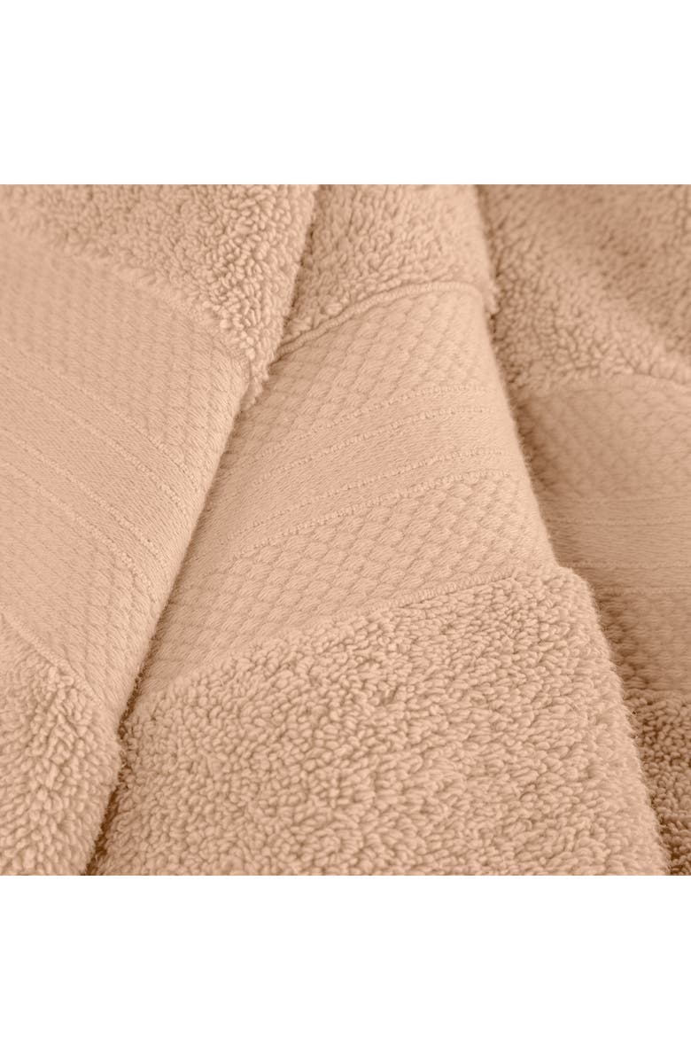 Superior Aria 6-Piece Turkish Cotton Hand Towels, Alternate, color, Hazelnut