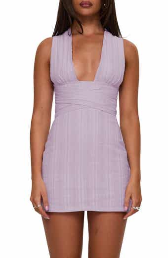 Princess Polly Alsace Plunge Cotton Minidress