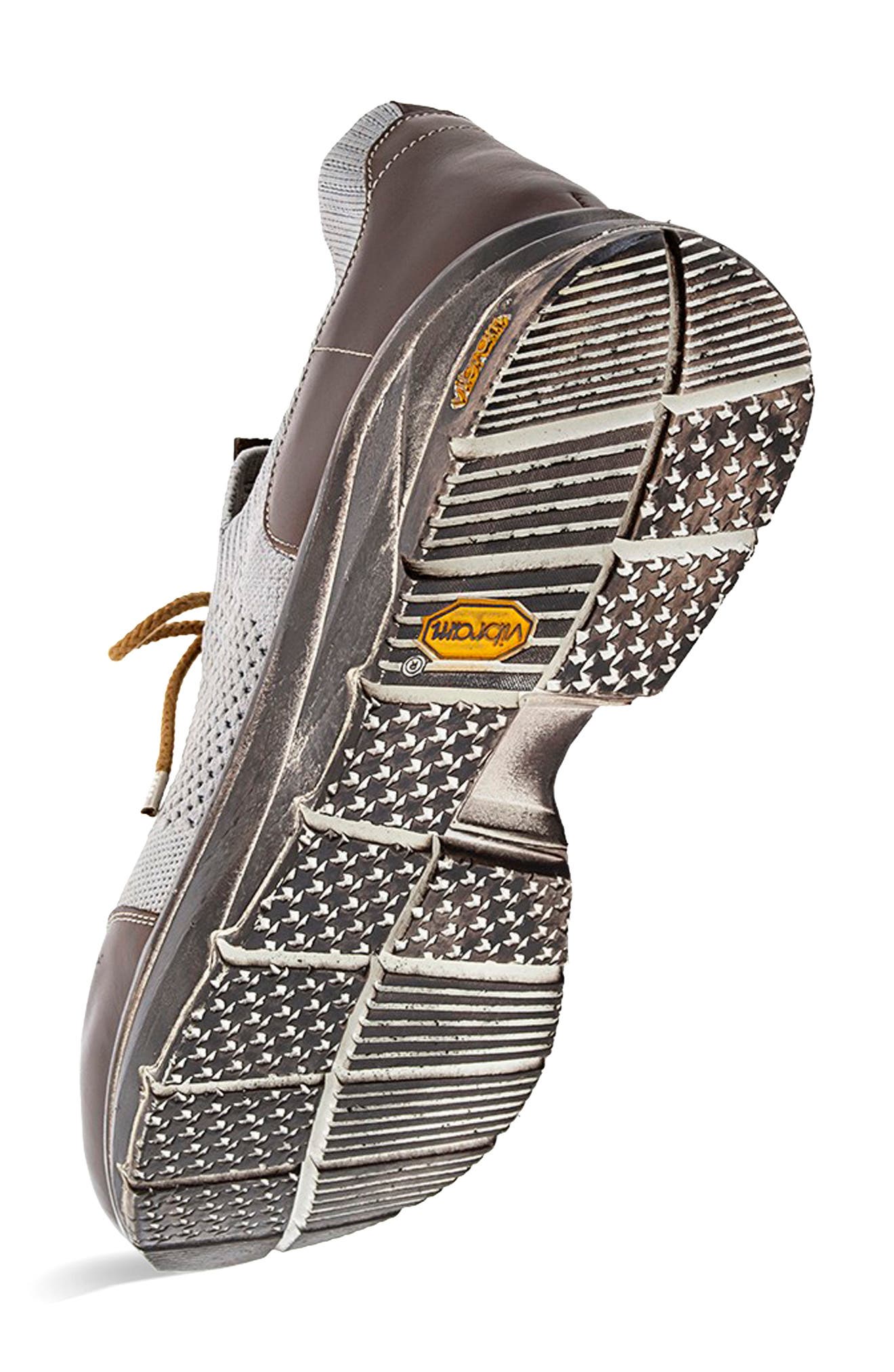 Mezlan Piedra Knit Sneaker, Alternate, color, Brown/ Grey