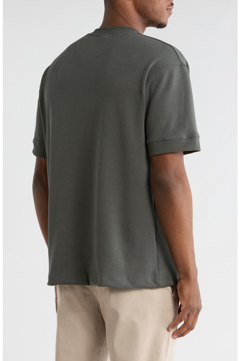 Heavyweight Knit T-Shirt, Alternate, color, GREEN