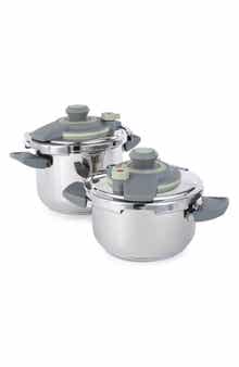 BergHOFF Leo Vita 4-Piece Pressure Cooker Set